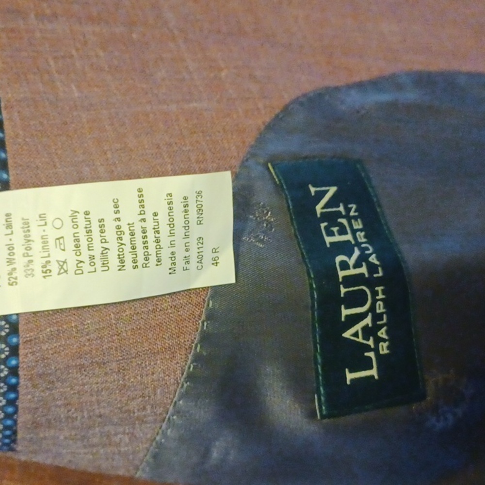 Men's Lauren Ralph Lauren Mulberry Suit - Picture 3 of 12